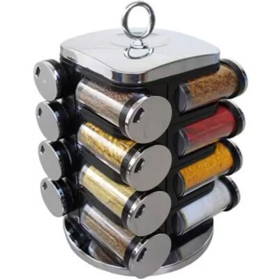 SILVER Spice rack 16pcs