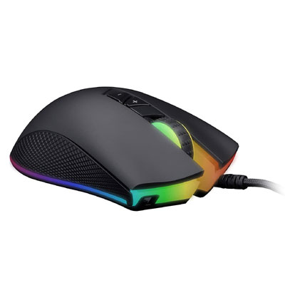 ZEBRONICS Phobos Premium Wired Optical Gaming Mouse (USB 3.0, Black)  