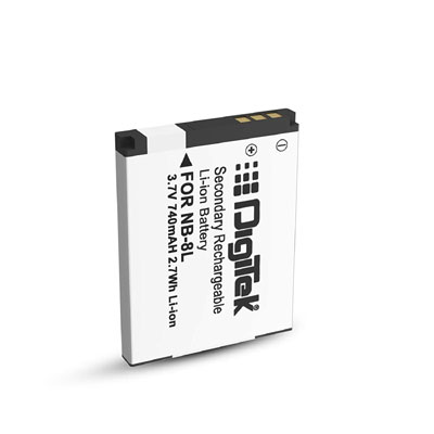 Digitek NB-8L Rechargeable Li-ion Battery for Canon  