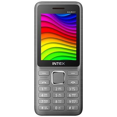 Intex IN-Hardy Dual Sim Mobile Phone (Black Silver ) Wireless OPEN BOX