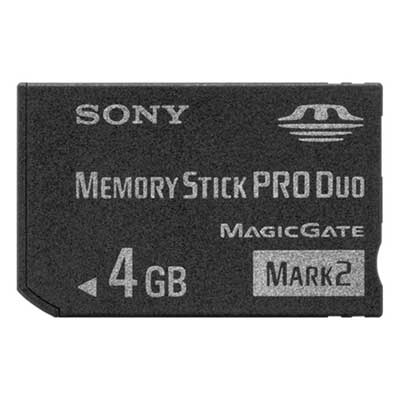 Sony Memory Stick Pro Duo 4 GB Memory Card