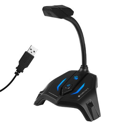 ZEBRONICS Zeb-Klarity USB Gaming Mic for Recording / Streaming  