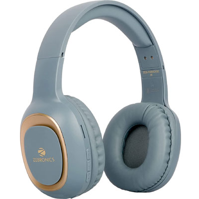 ZEBRONICS ZEB-PARADISE Bluetooth Headset (Blue, True Wireless)  