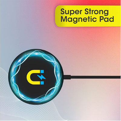 ZEBRONICS Zeb-MAGSECURE Charging Pad BLACK
