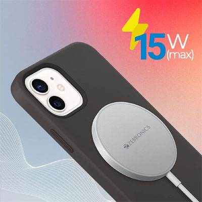 ZEBRONICS Zeb-MAGSECURE Charging Pad SILVER