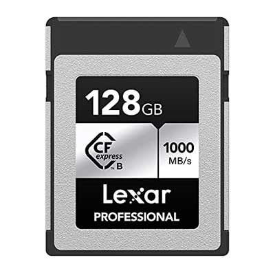Lexar 128GB Professional CFexpress Type B Card Silver Series