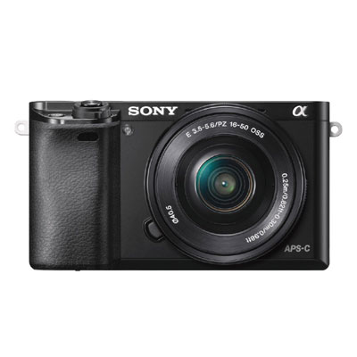 SONY ILCE-6000L/B IN5 Mirrorless Camera Body with Single Lens: 16-50mm Lens