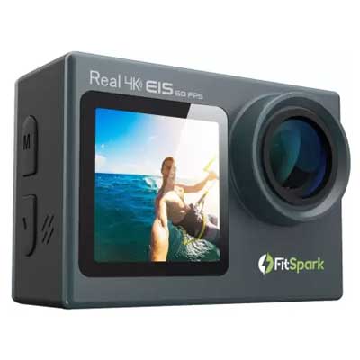 Fitspark Eagle i Max Sports and Action Camera (Black, Grey, 16 MP)
