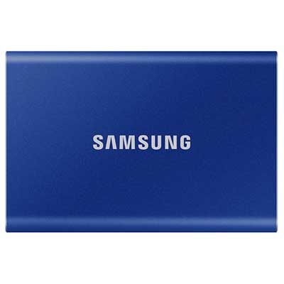Samsung T7 1TB Up to 1,050Mb USB 3.2 External Solid State Drive Blue