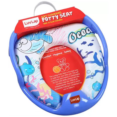 LuvLap Ocean Baby Potty Seat Potty Seat (Blue)