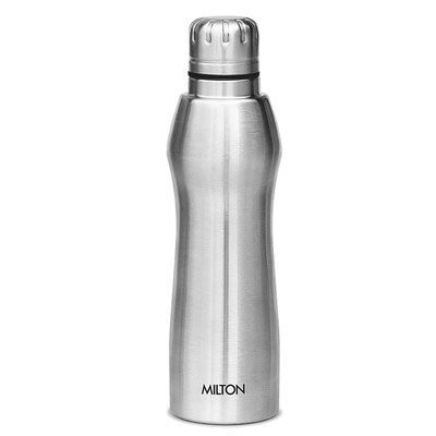 Milton Elate 1000 Stainless Steel Water Bottle, 880 ml, Silver