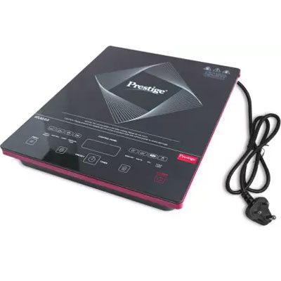 Prestige Atlas 2.0 Induction Cooktop (Black, Red, Touch Panel)