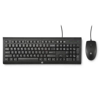HP C2500 Wired Combo keyboard and Mouse (Black)