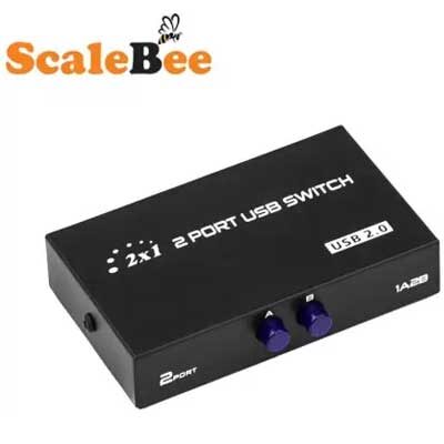 Scalebee Printer Sharing Switch 2 Ports USB 2.0