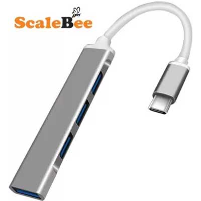 Scalebee 4-Port High Speed Type C USB Hub