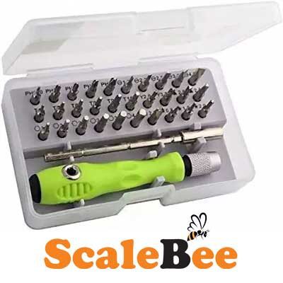Scalebee 32 in 1 Mini Multi Magnetic Screwdriver Set (Pack of 32)