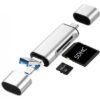 Scalebee Type C OTG Card Reader, 3-in-1 USB 3.0, MicroSD, SD, SDXC & SDHC Card All In One Card Reader