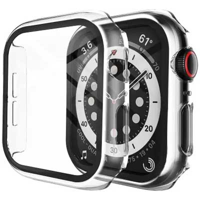 KALLISTA Edge To Edge Tempered Glass Case for Apple Watch Series 40MM